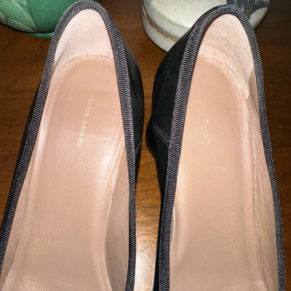 Mansur Gavriel Black Dream Ballerina Pumps size 39.5 - Picture 6 of 6